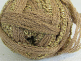 Premier Yarns Starbella Flash Yarn Tan/Gold 1 Skein 33 Yards Acrylic Glitter -- New