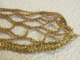 Premier Yarns Starbella Flash Yarn Tan/Gold 1 Skein 33 Yards Acrylic Glitter -- New