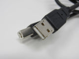Standard USB A Plug to USB B Plug Cable 5.5 ft Male -- New