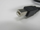 Standard USB A Plug to USB B Plug Cable 5.5 ft Male -- New