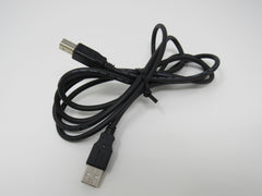 Standard USB A Plug to USB B Plug Cable 5.5 ft Male -- New