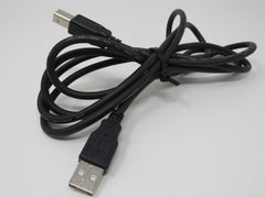 Standard USB A Plug to USB B Plug Cable 5.5 ft Male -- New