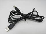 Standard USB A Plug to USB B Plug Cable 5.5 ft Male -- New