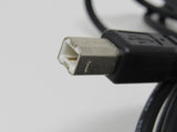 Standard USB A Plug to USB B Plug Cable 5.5 ft Male -- New