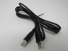 Standard USB A Plug to USB B Plug Cable 5.5 ft Male -- New