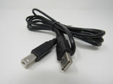 Standard USB A Plug to USB B Plug Cable 5.5 ft Male -- New