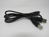 Standard USB A Plug to USB B Plug Cable 5.5 ft Male -- New
