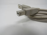 Standard USB A Plug to USB B Plug Cable 5.5 ft Male -- New