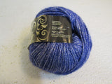 SWTC Syn Yarn Purple/Silver 1 Ball 50-gr/150-m Lurex Wool -- New