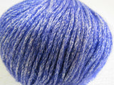 SWTC Syn Yarn Purple/Silver 1 Ball 50-gr/150-m Lurex Wool -- New