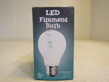 Vintage Style LED Filament Bulb 4W A19 Frosted Warm White 25W Replacement -- New