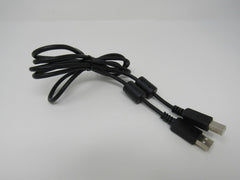 Standard USB A Plug to USB B Plug Cable 5.5 ft Male -- New