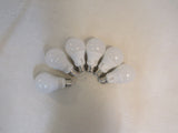 LED 9W Light Bulbs Set of 6 A19 Frosted Warm White E26 Base 60 Watt Equivalent -- New