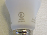 LED 9W Light Bulbs Set of 6 A19 Frosted Warm White E26 Base 60 Watt Equivalent -- New