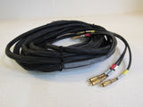 Standard RCA Component Stereo Audio Cable x3 48 ft -- Used