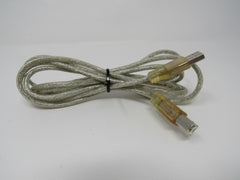 Standard USB A Plug to USB B Plug Cable 6 ft Male -- Used
