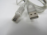 Standard USB A Plug to USB B Plug Cable 4.5 ft Male -- Used