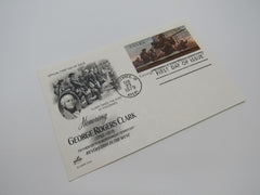 USPS Scott UX78 10c George Rogers Clark Vincennes Postal Card First Day of Issue -- New