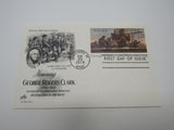 USPS Scott UX78 10c George Rogers Clark Vincennes Postal Card First Day of Issue -- New