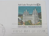 USPS Scott UX83 10c Salt Lake Temple Postal Card First Day of Issue -- New