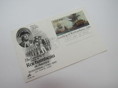 USPS Scott UX84 10c Landing Of Rochambeau Postal Card First Day of Issue -- New
