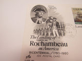 USPS Scott UX84 10c Landing Of Rochambeau Postal Card First Day of Issue -- New