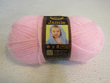 Lion Brand Yarn Jamie Yarn Powder Pink 1 Ball 137 Yards Acrylic -- New