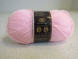 Lion Brand Yarn Jamie Yarn Powder Pink 1 Ball 137 Yards Acrylic -- New