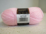 Lion Brand Yarn Jamie Yarn Powder Pink 1 Ball 137 Yards Acrylic -- New