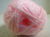 Lion Brand Yarn Jamie Yarn Powder Pink 1 Ball 137 Yards Acrylic -- New