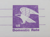 USPS Scott UY31 12c Eagle Domestic Rate Postal Reply Card First Day of Issue -- New