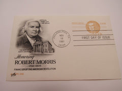 USPS Scott UX93 13c Robert Morris Patriot Postal Card First Day of Issue -- New
