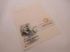 USPS Scott UY33 US Domestic Rate Robert Morris Patriot First Day of Issue -- New