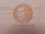 USPS Scott UY33 US Domestic Rate Robert Morris Patriot First Day of Issue -- New