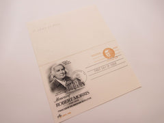 USPS Scott UY34 13c Robert Morris Patriot Postal Reply Card First Day of Issue -- New