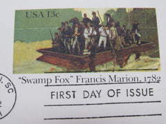 USPS Scott UX94 13c Swamp Fox Francis Marion 1782 Postal Card First Day of Issue -- New