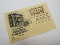 USPS Scott UX96 13c Philadelphia Academy of Music Postal Card First Day of Issue -- New