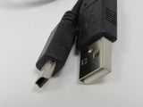 Standard USB A 2.0 Plug to USB Mini B Plug Adapter Cable 3 ft Male -- New