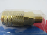 Tru-Flate Coupler 1/4-in Male NPT I/M Style 13-225 -- New