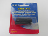 Tru-Flate Black Plastic Valve Extensions Lot of 4 38-326-4 -- New