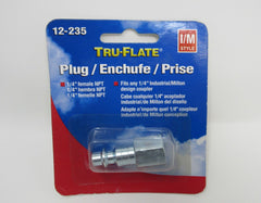 Tru-Flate 1/4-in Female NPT Plug I/M Style 12-235 -- New