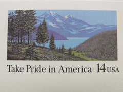 USPS Scott UX118 14c Take Pride In America VG/F (Very Good/Fine) Postal Card -- New