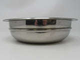 Heavy Duty Round Bowl 9-1/2-in Silver 11 Inch Outer Lip Stainless Steel -- Used