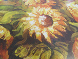 Print 2/50 Vintage Unframed Art 16.5in x 12in A. Nord Sunflowers Contemporary -- Used