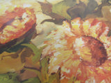 Print 2/50 Vintage Unframed Art 16.5in x 12in A. Nord Sunflowers Contemporary -- Used