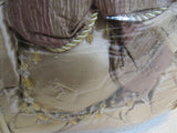 DeLong Celina 7 PCS Embroidery Comforter Set Queen 1608-5 Beige 113768 -- New