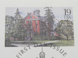 USPS Scott UX162 19c Waller Hall First Day of Issue Postal Card -- New