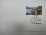 USPS Scott UX164 19c Columbia River Gorge First Day of Issue Postal Card -- New
