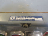 Square D Company Control Station Heavy Duty 600V GB 9.5in x 4in x 4in KY-4 -- Used