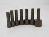 Professional 7 Socket Nut Driver Bits Vintage -- Used